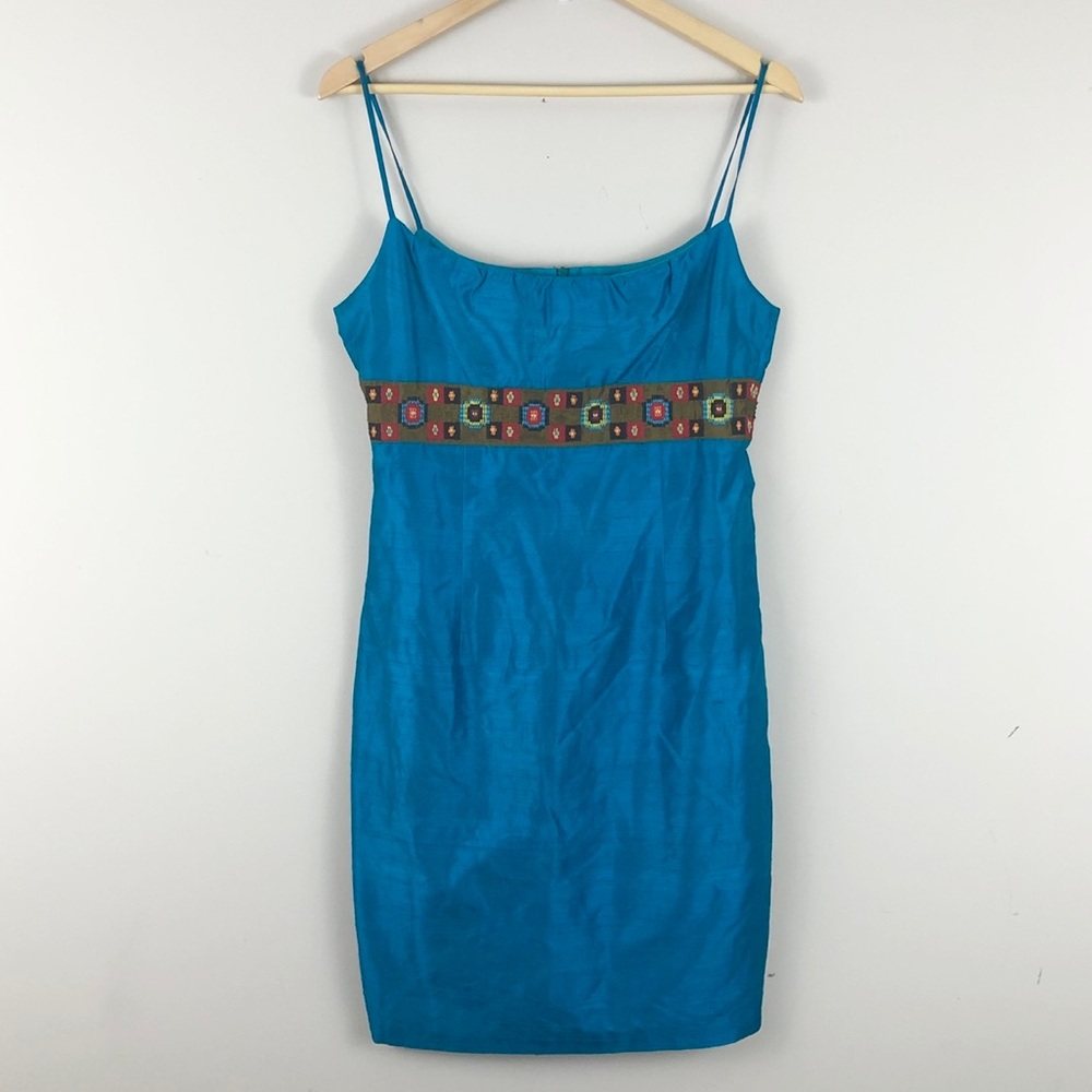 Vintage Laundry by Shelli Segal 100% Empire Waist Sheath Cocktail Dress